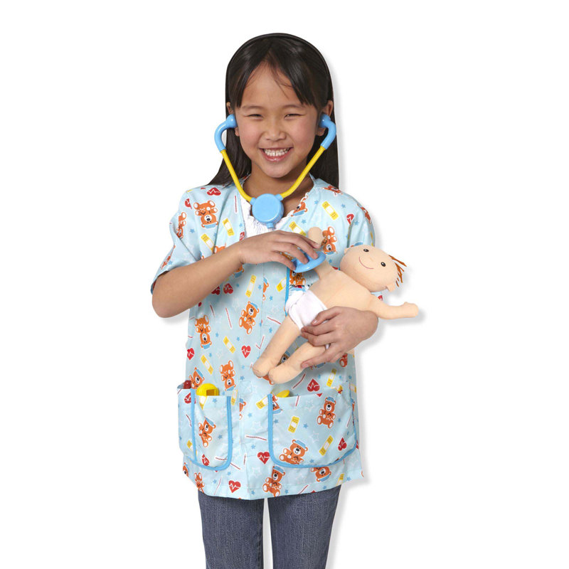 Ensemble de jeu de rôle d'infirmière pédiatrique Melissa & Doug