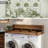 Washer Dryer Countertop With Non-Slip Pads, Laundry Wood Shelf Topper With Edge, Double Layer Organizer For Washer And Dryer Laundry Hamper Counter Storage Organization-125043990-125043989