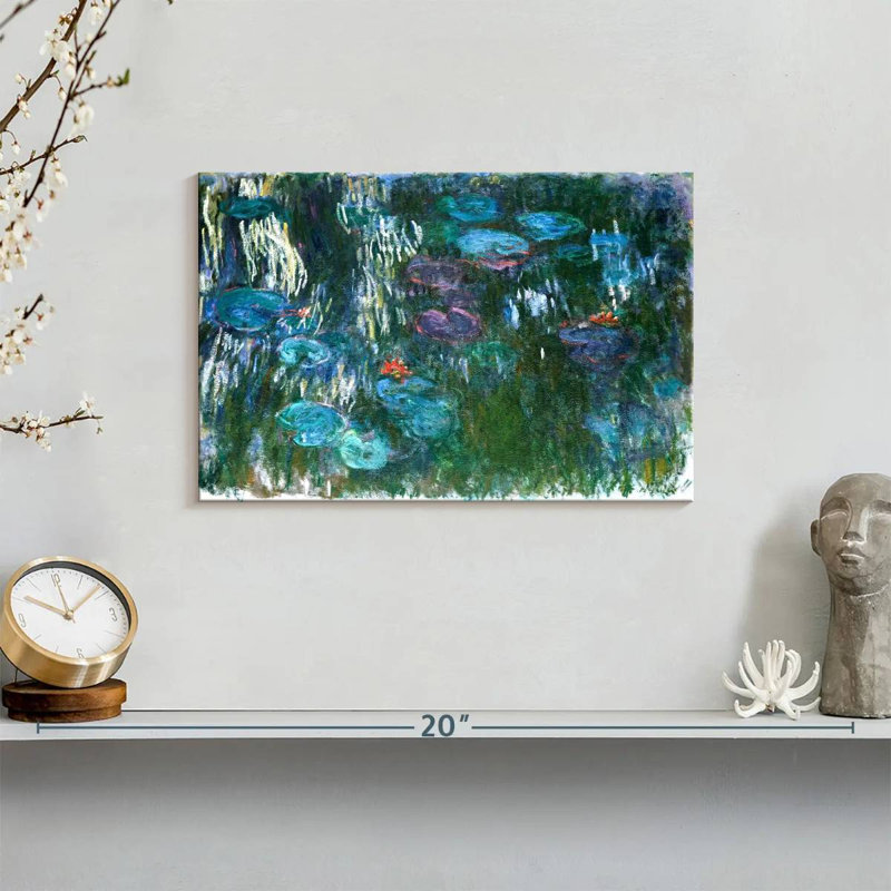 Water Lilies 1916-1919, H 8 po x l 12 po