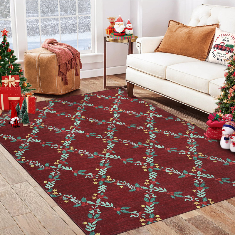 Tapis Christmas, Rectangulaire 8 pi x 10 pi