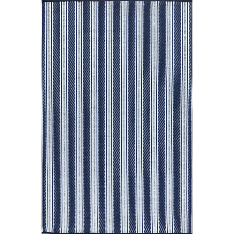 Striped Indoor / Outdoor Rug, Rectangle 5' x 8'