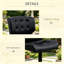 Chaise de cuisine capitonnée à boutons