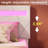 Chadijah Modern Style PU Leather Upholstered Bed with Adjustable Headboard & RGB LED Lights-2146255449-2146255455