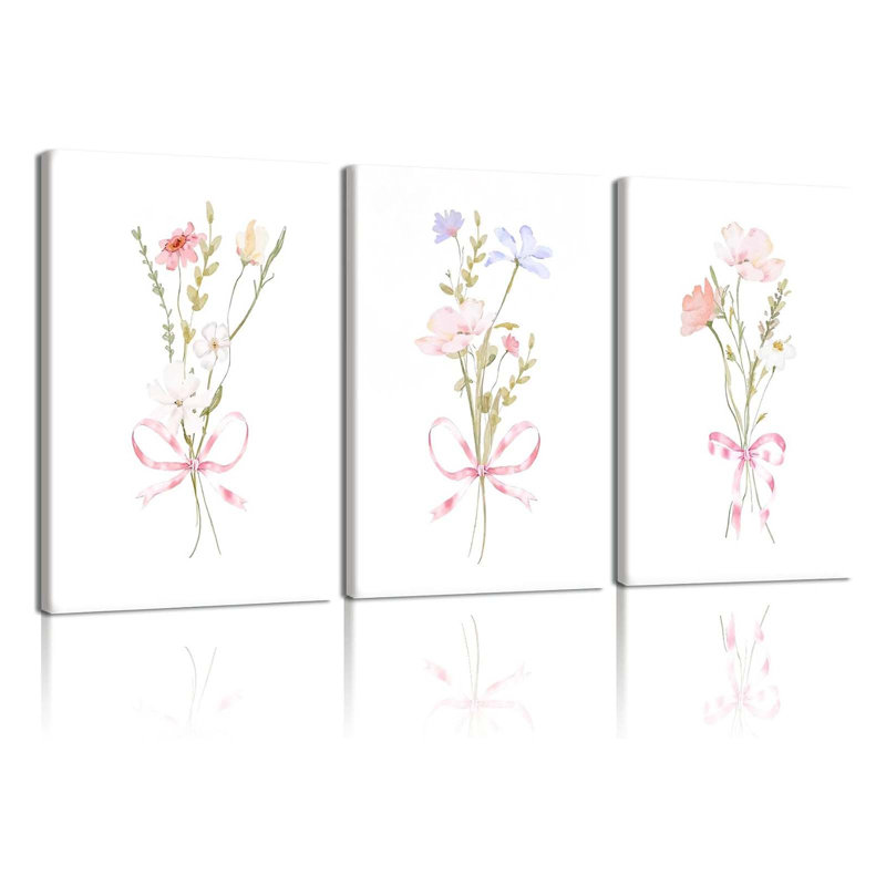 3 Piece Wrapped Canvas Wall Art