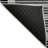 Machine Washable Indoor/Outdoor Christain ACN1399 Black Rug-109530102