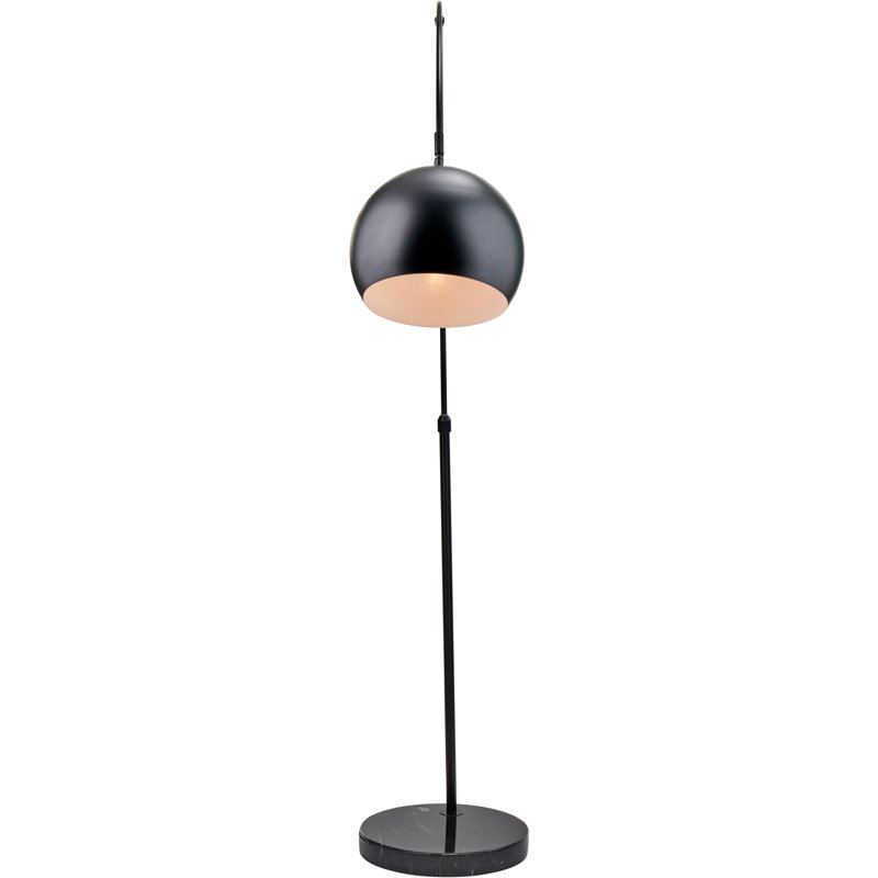 Feliciana 175cm Matte Arched Floor Lamp