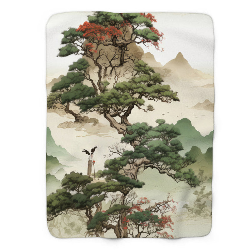 Enchanted Trees - 1 Piece Premium Blanket, Twin