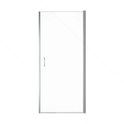 6mm Thick SGCC Tempered Glass Door Semi-Frameless Circular Pivot Shower Doors