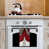 Red Mitten Snowman Design
