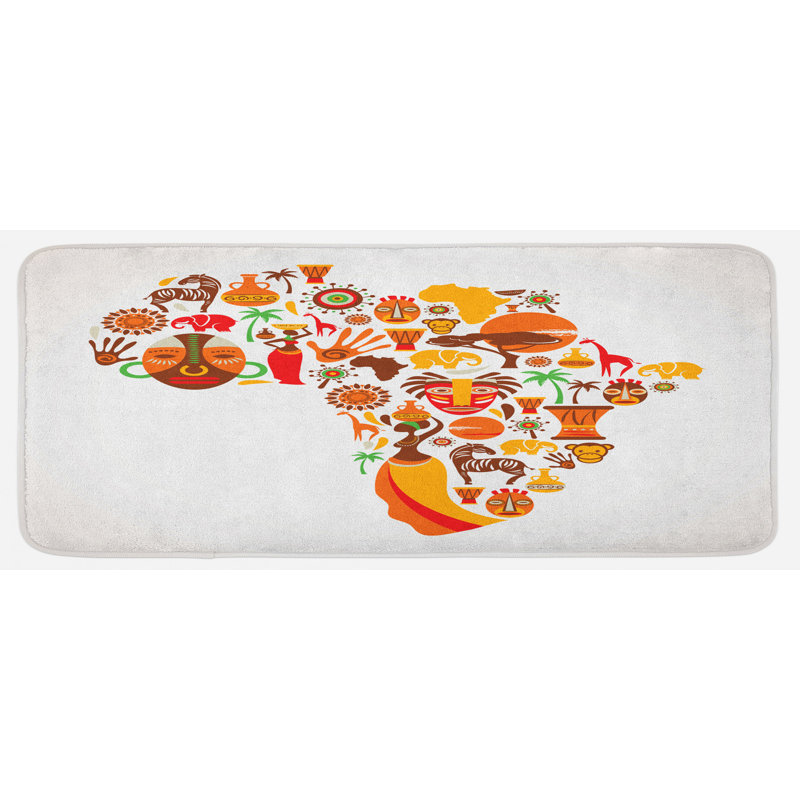 Tapis de cuisine africain