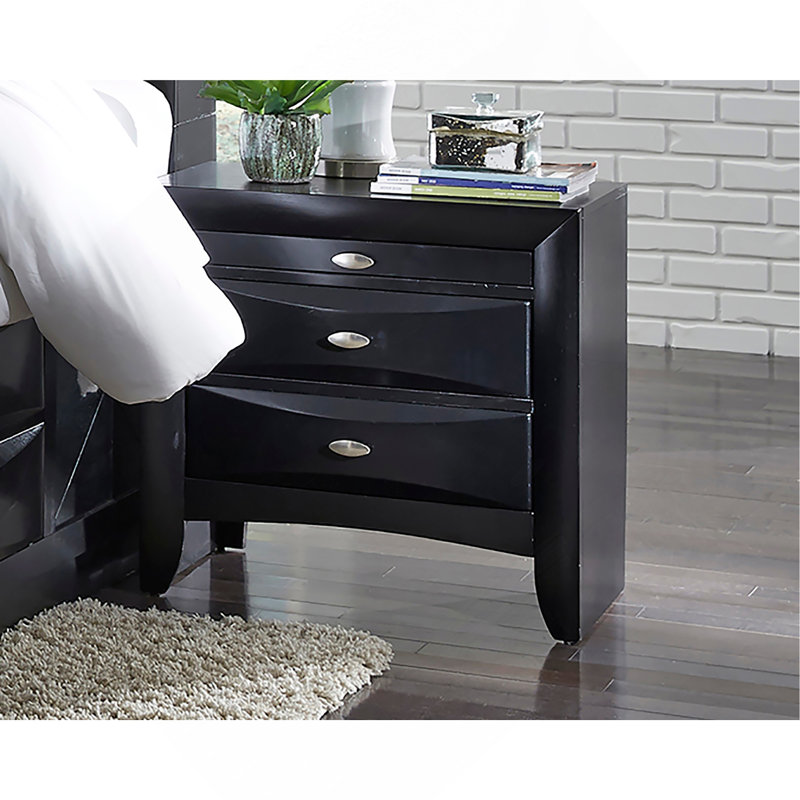 Table de chevet noire Lucille