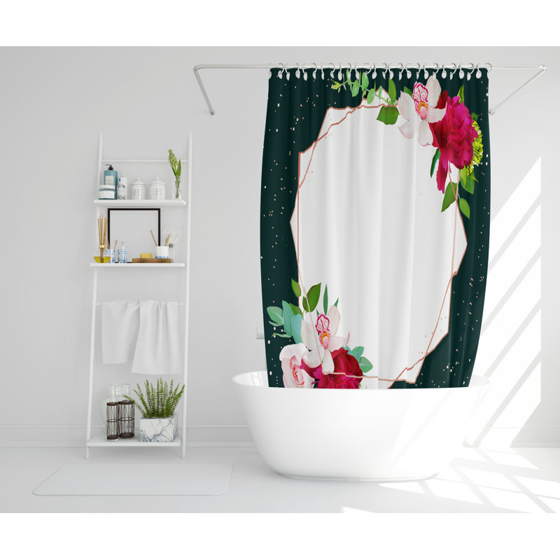 Lapinski Polyester Shower Curtain, 168cm H x 168cm W