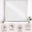Miroir transitionnel exquis avec attrait captivant et allure rustique