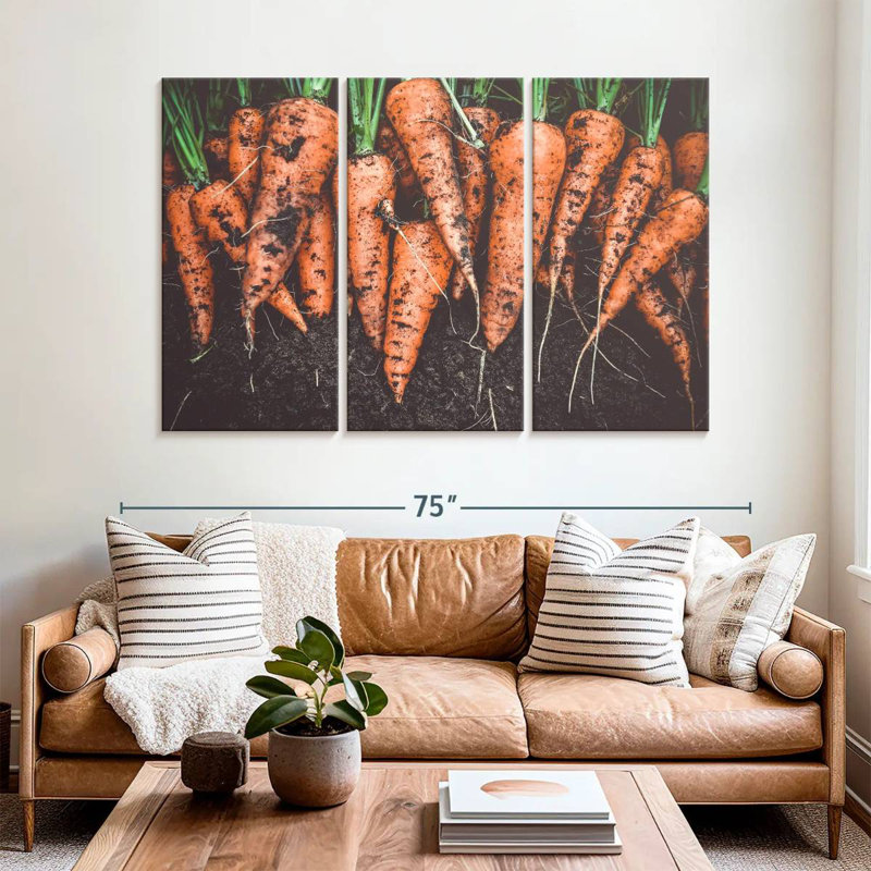 Récolte de carottes Yarlin, H 42 po x l 65 po