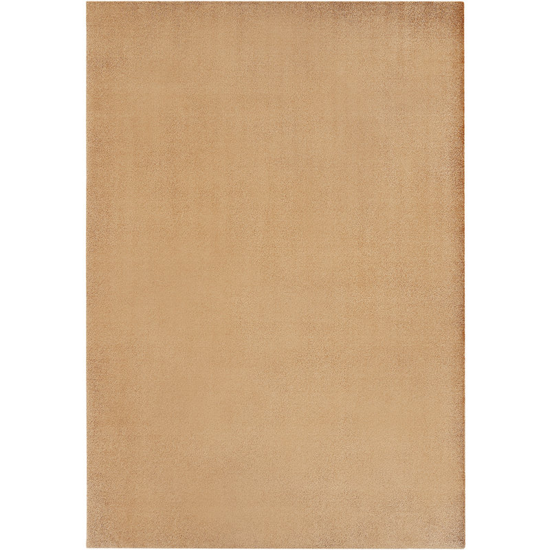 Avgust Solid Colour Area Rug, Rectangle 67 x 133cm
