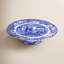 Spode Blue Italian Footed Cake Plate 10.5"