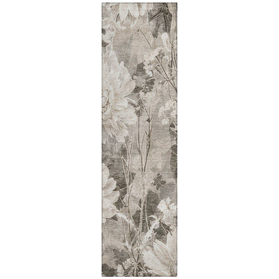 Machine Washable Indoor/Outdoor Chantille ACN2936 Floral Rug