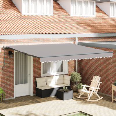 Brayden Studio Retractable Patio Awning