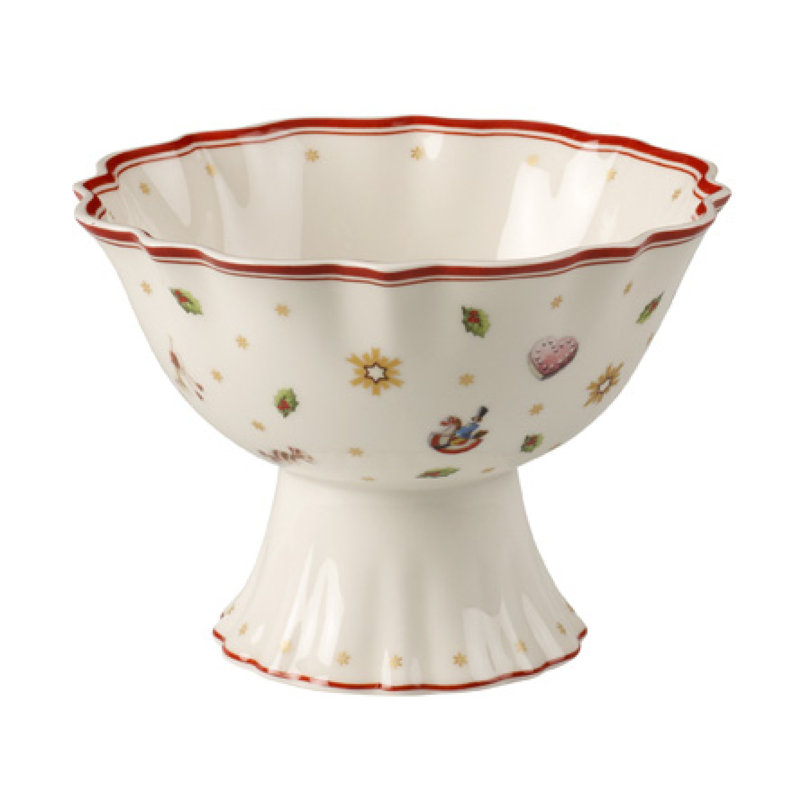 Toys Delight Footed 16.75 oz Candy/Nut Bowl