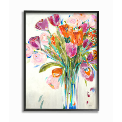" Rose And Tulip Bouquet Spring Flower Expression " by Third And Wall
