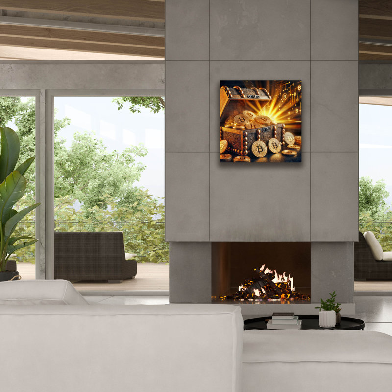 Art mural sur toile Kema, H 26 po x l 26 po