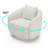 Bashar 28.5" W Upholstered Swivel Barrel Chair-379835373