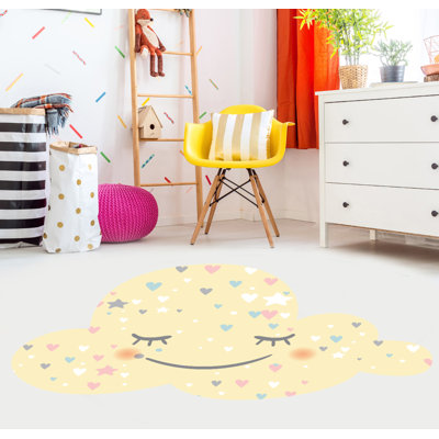 Balbona Vinyl Machine Printed 92cm X 130cm Area Rug