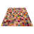 Hand-knotted Color Transition Patchwork Multi Color Wool Rug 6'9" x 9'8"