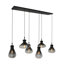 Moises 6 - Light Black Kitchen Island Pendant