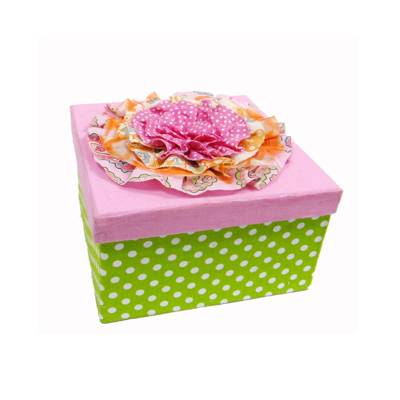 Isulf Handmade Fabric Decorative Box