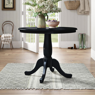 Solid Wood Pedestal Dining Table