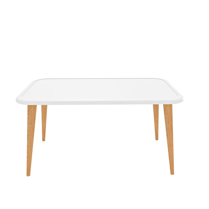 Deandra 89.5cm W Coffee Table, White