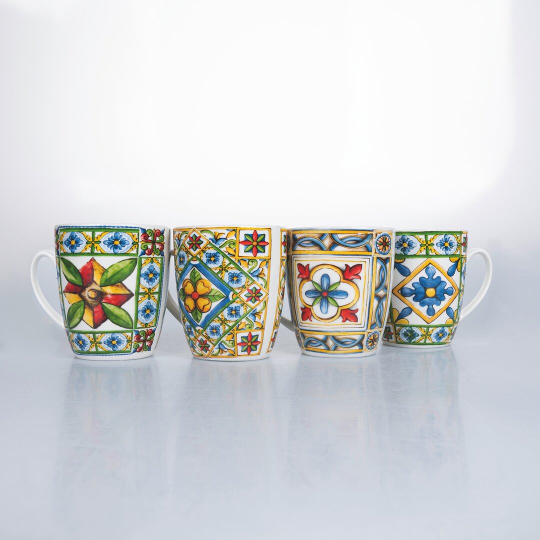 4-tlg. Espressotassen-Set Costiera aus Bone China