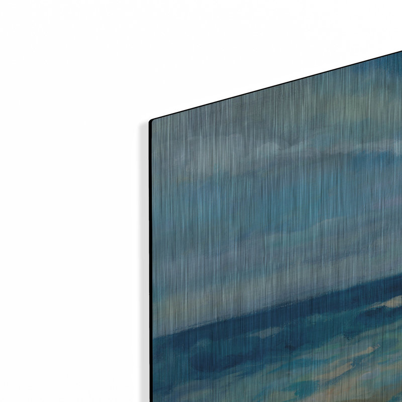 «Ocean Waves» par Silvia Vassileva, art mural en métal, H 12 po x l 24 po