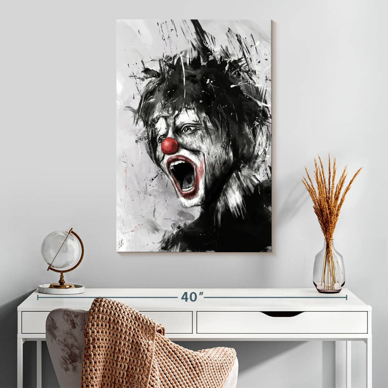 Kelan The Clown, 30" H x 20" W