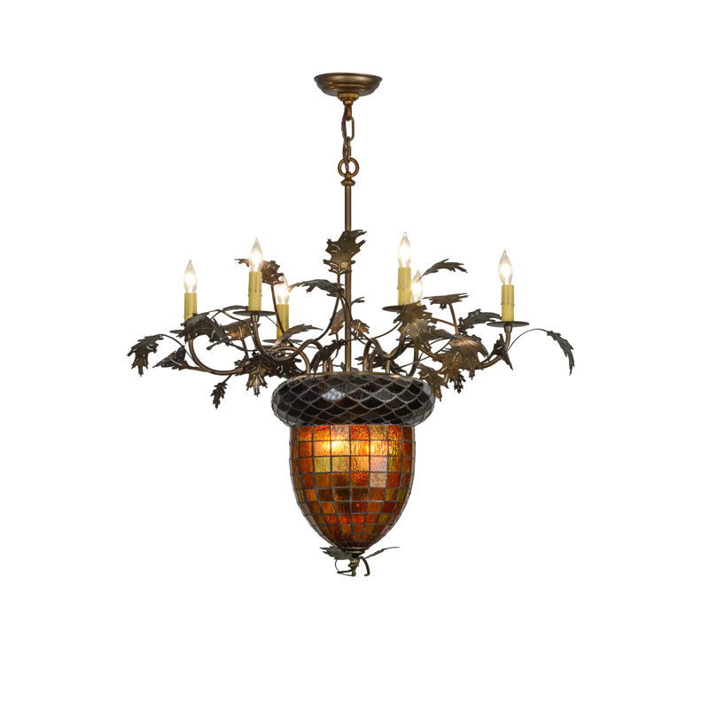Lustre traditionnel / classique à 8 lumières de style bougie Greenbriar