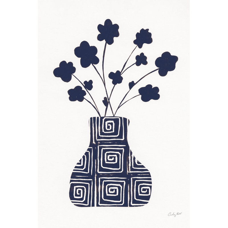 Navire de l'ombre II - marine, H 36 po x l 24 po, Non, Toile tendue