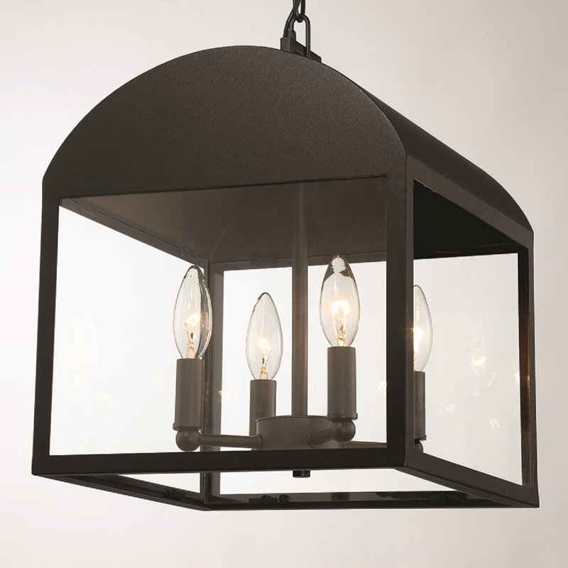 Luminaire suspendu d'extérieur 4 lumières SOYAR, noir
