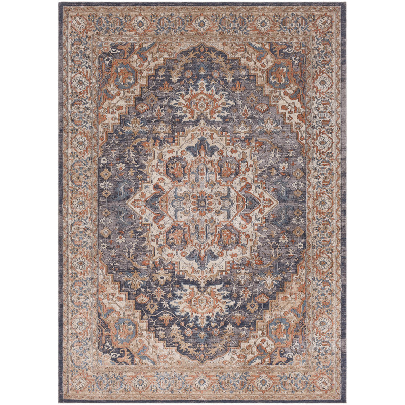Eaker Geometric Indoor Rug, Rectangle 5'3" x 7'3"