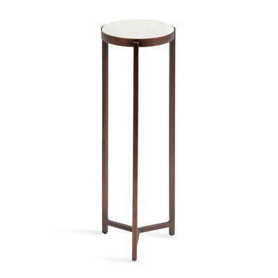 Eveland Round Metal Drink Table