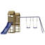 Gans Freeport Park Swing Set with 2 Swing(s) , 1 Slide(s)-741050741