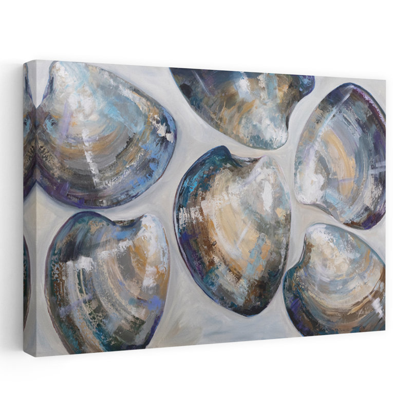 Atlantic Shuffle contemporain noir bleu blanc plage beige, H 36 po x l 24 po
