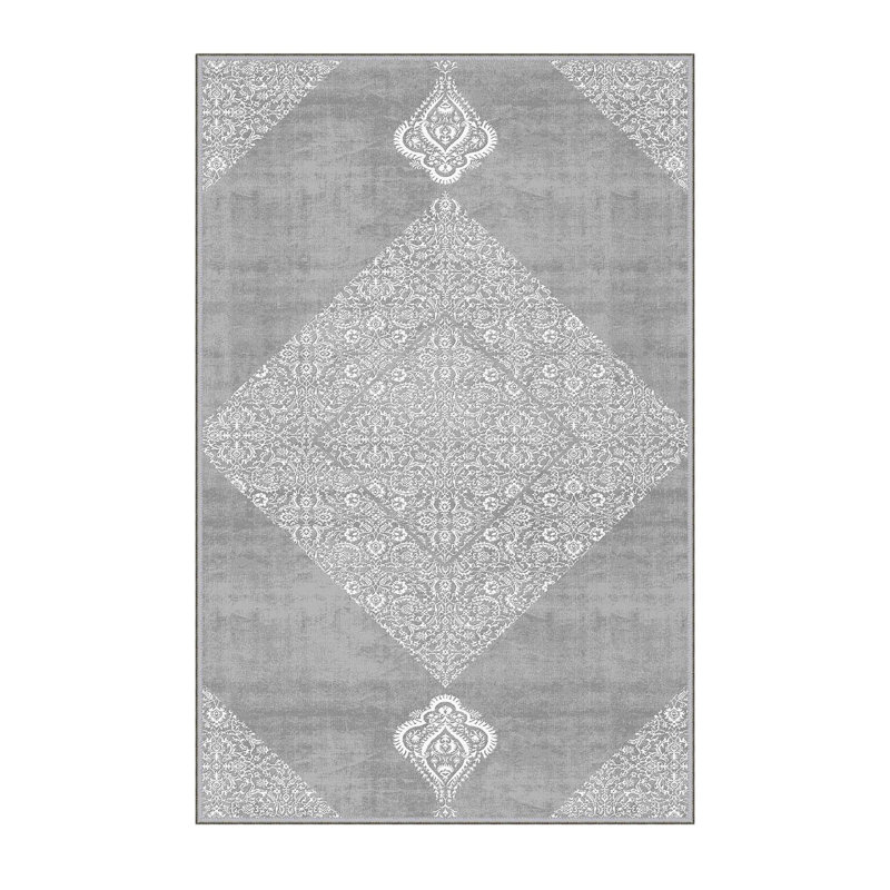 Stylish Hall Carpet (39.4 x 78.7 inches), 100% Polyester, 0.3 in Pile Height | Antibacterial, Non-Slip Underside, Machine Washable | 3D Digital Printed Design, Durable & Soft for Home Décor