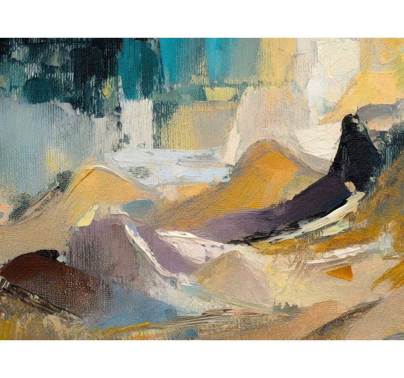 «Dunes 9» par Stephen Chambers - impression sur toile tendue, H 20 po x l 24 po x P 1,5 po
