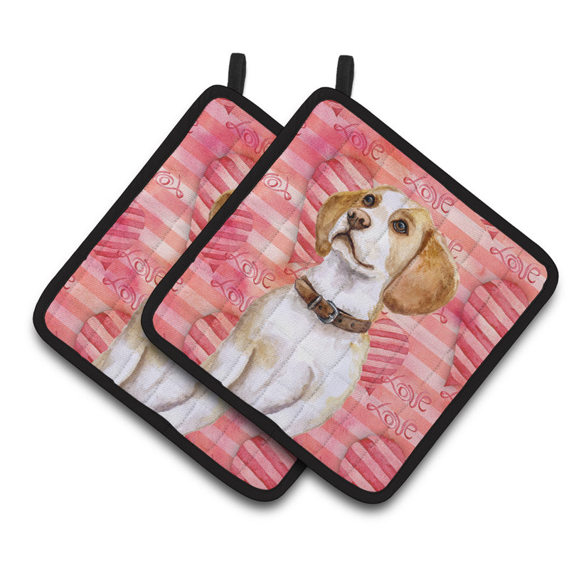 Caroline's Treasures Striped Polyester Potholder