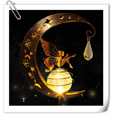 Decoration 33'' Solar Powered Integrated LED Lawn Ornament