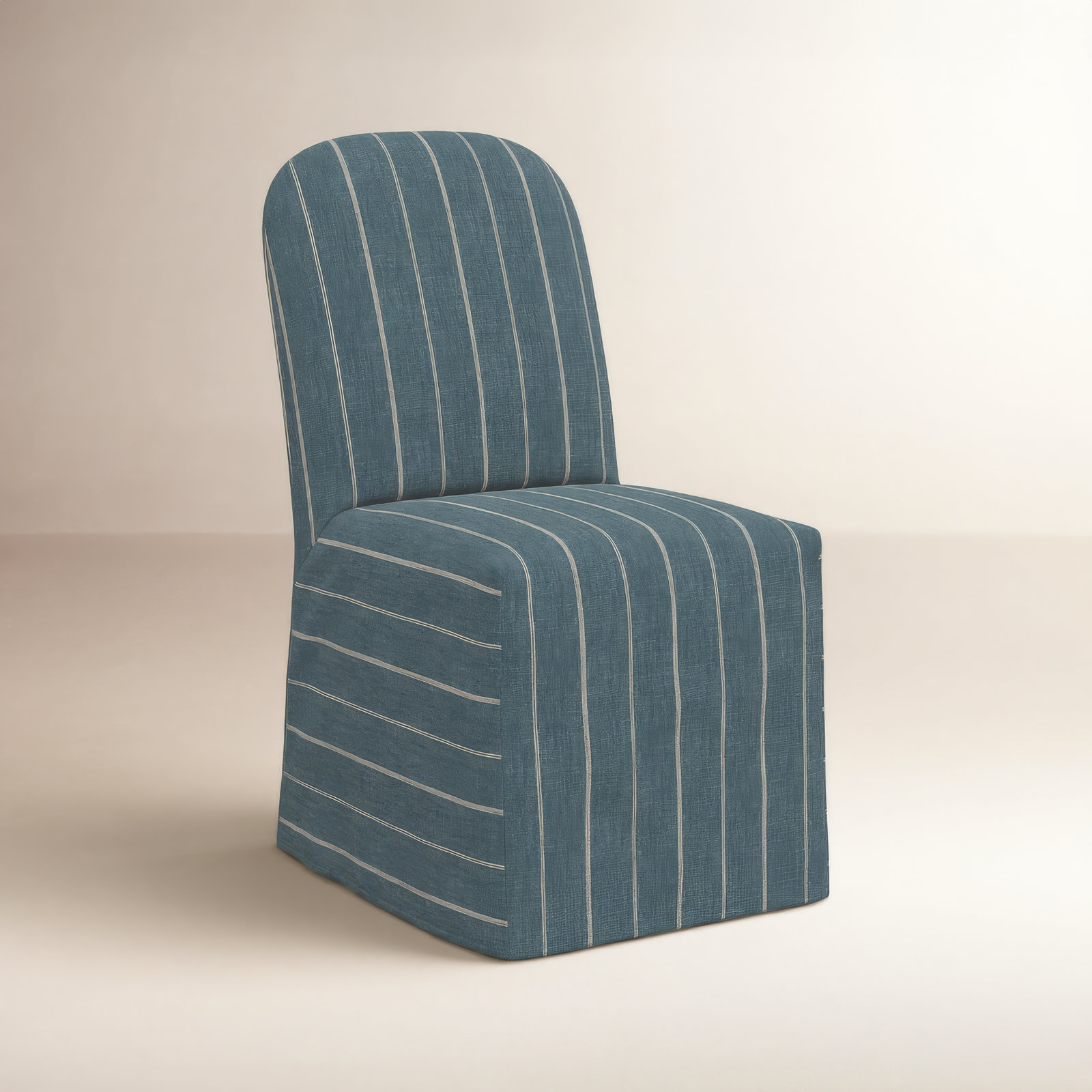 Velma Dining Chair, Fritz Indigo Stripe