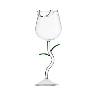 wine glasses Rose Red Wine Cup High End Glass Wine Cup Tall Cup