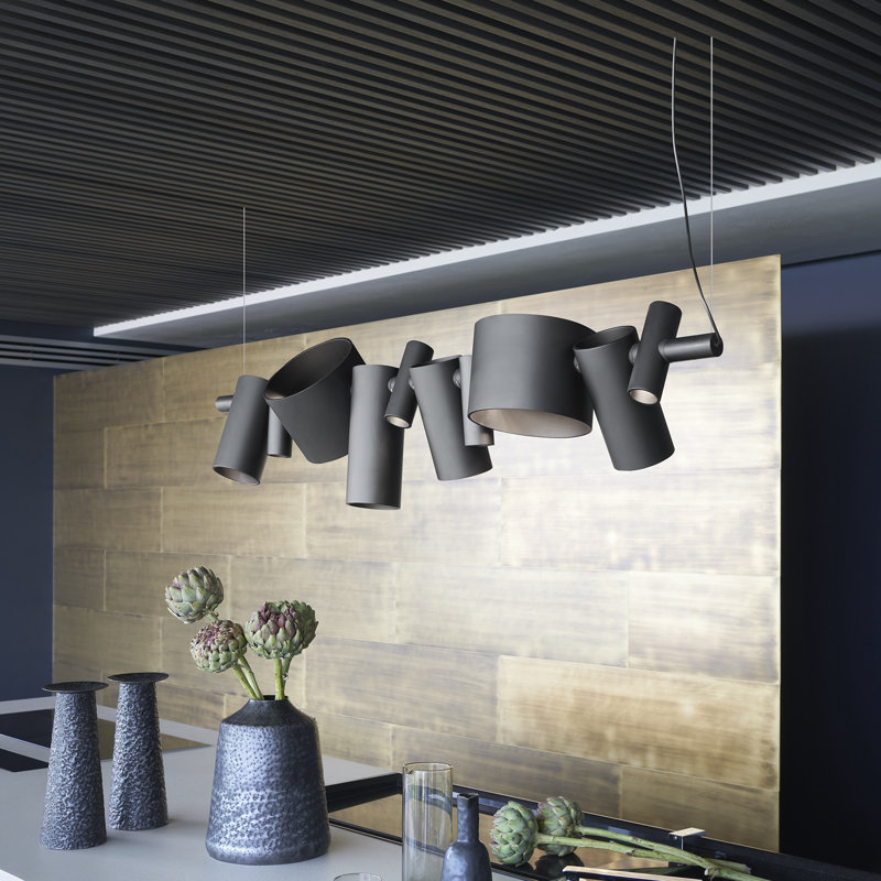 Dancing Queen 1 - Light LED Pendant, Gloss Gray