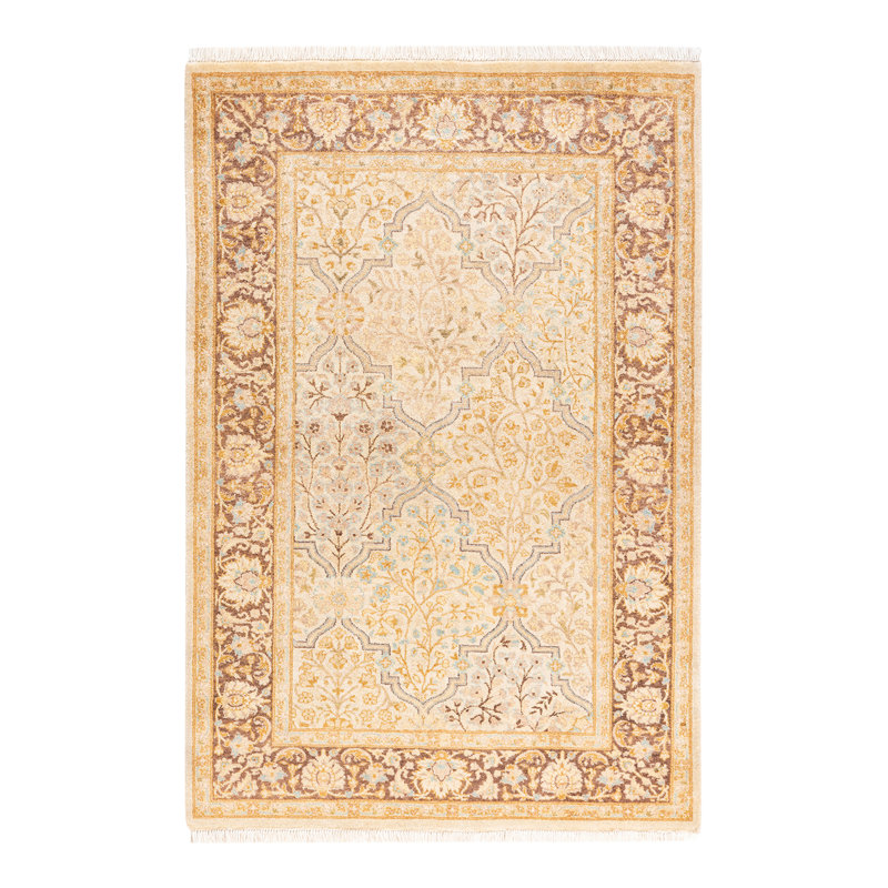 Classic One-of-a-Kind 3' 3" x 4' 9" Hand Knotted Area Rug